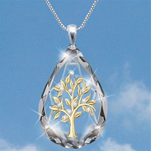 Nuova <span class=keywords><strong>Collana</strong></span> di Lusso Stile Moderno con <span class=keywords><strong>Albero</strong></span> <span class=keywords><strong>della</strong></span> <span class=keywords><strong>Vita</strong></span> N91073 - Product Image 1