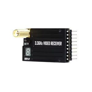 Émetteur vidéo FPV 3.3GHz pour drones prend en charge le protocole IRC Tramp 4W 3.3G VTX avec module VRX en métal et plastique et lunettes - Product Image 3