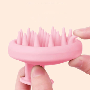 MHC silicone escova de banho para cães e gatos shampoo massageador limpeza gato cão cabelo grooming silicone pet escova suave