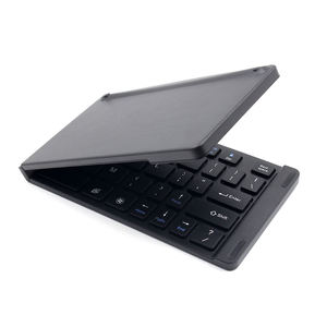 Shenzhen White Metal Mini Azerty Computer Laptop Wireless bluetooth Foldable Folding Keyboard - Product Image 3