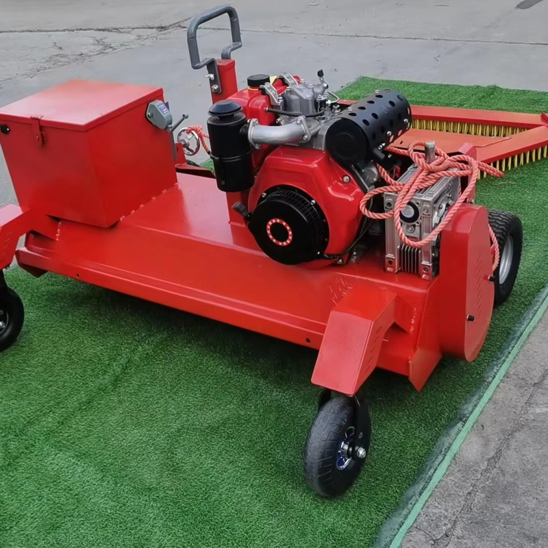 Remote Control Combing Machine Artificial Turf