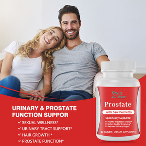 Tablet prostat Label pribadi dengan gergaji organik Palmetto asam Amino suplemen diet seng mendukung prostat sehat untuk pria - Product Image 4