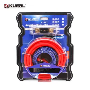 Wholesalers audio subwoofer power cable AMP car audio 4GA cable kit cheap price car installation wiring kit