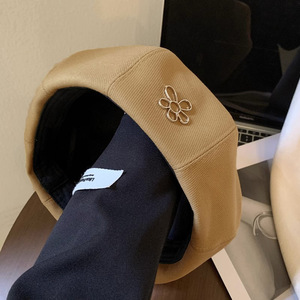 Mùa thu và mùa đông phụ nữ phiên bản Hàn Quốc thời trang hoa retro nghệ thuật đa năng Beret - Product Image 5