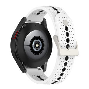 Tschick สายนาฬิกา20มม. สำหรับ <span class=keywords><strong>Samsung</strong></span> <span class=keywords><strong>Galaxy</strong></span> <span class=keywords><strong>Watch</strong></span>,สร้อยข้อมือแนวสปอร์ตซิลิโคนขนาด46มม. 42มม. <span class=keywords><strong>4</strong></span>สายขนาด44มม. 40มม. - Product Image 5