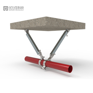 Support de fixation longitudinal en béton galvanisé anti-sismique de haute qualité, homologué FM - Product Image 1