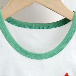 Vêtements pour enfants en gros, pantalon pour bébé, ensemble de veste sans manches en coton pour garçon, chemise à motif de dessin animé - Product Image 3