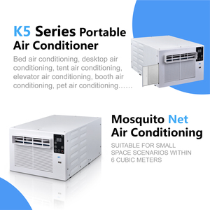 Xách tay thông minh mini điện điện di động điều hòa không khí 2600 BTU 110V/220V chỉ làm lạnh pin cung cấp ứng dụng-điều khiển cho xe ô tô - Product Image 3