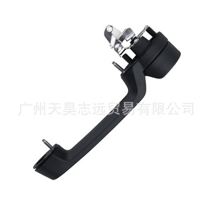 Poignée de hayon pour Jeep Wrangler modèle 2007-2018 55395410AH, couvercle de poignée de porte en plastique noir - Product Image 2