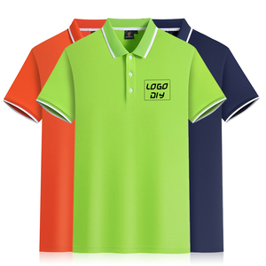 Vente chaude 100% Coton Polo Uni Blanc Logo Personnalisé Polo Coloré Chemise Polo Homme - Product Image 1