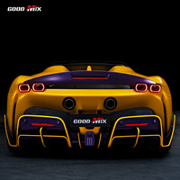 Kit carrosserie en fibre de carbone sèche préimprégnée style MSY, diffuseur arrière et spoiler pour Ferrari SF90