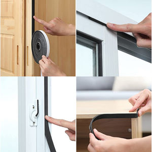 Ruban adhésif simple face noir en mousse EVA, <span class=keywords><strong>bande</strong></span> d'étanchéité pour fenêtre et porte - Product Image 6