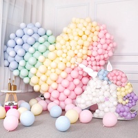 Articles de décoration pour la fête du premier anniversaire des enfants, ballons en hélium bleu violet de 10 pouces, décoration de ballons pour enfants