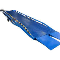 Plataforma Niveladora Móvil Hidráulica de Acero al Carbono Haolong HL-DCQ-10T de 6-15 Toneladas para Carga y Descarga con Montacargas