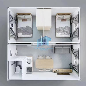 Maison familiale luxueuse de 20 pieds ou 40 pieds, maison modulaire <span class=keywords><strong>en</strong></span> conteneur, maison préfabriquée moderne détachable pour les loisirs et les <span class=keywords><strong>vacances</strong></span> - Product Image 5