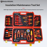 Ensemble de tournevis isolés 1000V avec kit d'outils à cliquet isolés, 25 pièces, garantie 3 ans, directement de l'usine, prêt à être expédié