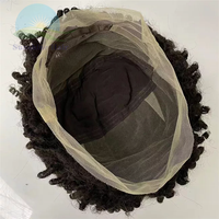 Nouveau style – Perruque complète transparente de 10 pouces en cheveux indiens Remy bruts, alignés, bouclés et volumineux de 15 mm, pour femmes (Funmi) – En stock
