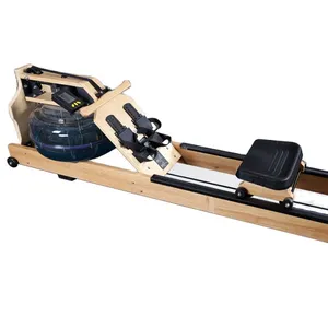 2021 spor salonu MND W2 ahşap su Rower Home Gym egzersiz Rower çok fonksiyonlu eğitmen ekipmanları su kürek makinesi