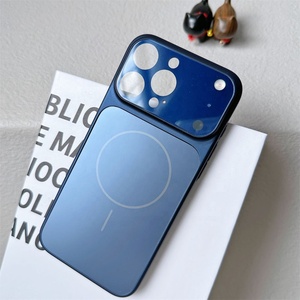 Coque de téléphone durable Capa De Celular Original AG Verre mat Grande fenêtre Magnétique Fundas Coque arrière pour <span class=keywords><strong>Iphone</strong></span> 17 Air 16 <span class=keywords><strong>Pro</strong></span> <span class=keywords><strong>Max</strong></span> - Product Image 4
