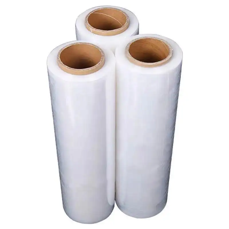 Portable Plastic Wrapping Vinyl Wrap Film Roll Self Wrap Plastic Film Vegetable Stretch Film Packaging Wrapping For Food