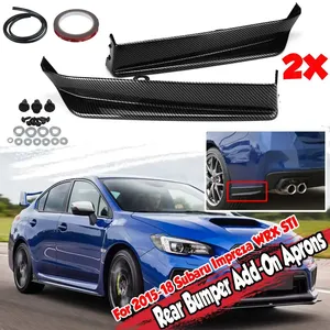 คาร์บอนไฟเบอร์ลุค ชุดแต่งกันชนหลังรถยนต์ 2 ชิ้น สำหรับ Subaru Impreza WRX STI ปี 2015-2019 - Product Image 1