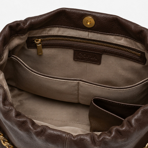 Bolso de Hombro de PU Texturizado con Diseño de Cadena, Estilo Nuevo de Diseñador, Personalizable con Marca Propia, Aspecto de Cuero Suave - Product Image 6