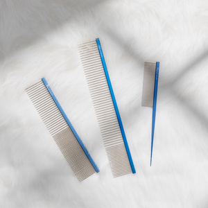 <span class=keywords><strong>Pettine</strong></span> Professionale in Acciaio Inossidabile <span class=keywords><strong>per</strong></span> la Toelettatura del <span class=keywords><strong>Sottopelo</strong></span> dei <span class=keywords><strong>Cani</strong></span> - Product Image 6