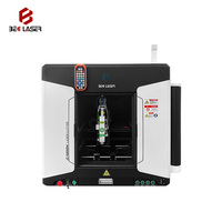 Machine de découpe et de gravure au laser à fibre CNC 3D haute précision 1500W 2000W pour bijoux en or et en argent, tôle et plaque d'aluminium