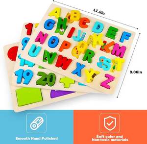 <span class=keywords><strong>Puzzle</strong></span> magnetici in legno per bambini educativi di apprendimento del colore gioco magneti a colori per insegnanti scuola forniture per aiutare i bambini - Product Image 6
