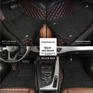 <span class=keywords><strong>Tapis</strong></span> de voiture TPE 5 places <span class=keywords><strong>à</strong></span> couverture intégrale, double couche, base TPE et dessus en <span class=keywords><strong>tapis</strong></span> de luxe pour conducteur, passager et arrière, ajustement personnalisé - Product Image 6