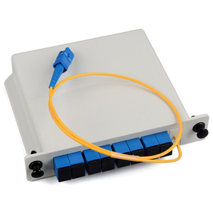 Pigtail PLC Splitter 1x8 LGX Box FTTH 1:8 SC Plug-in Cassette Type PON CATV Passif Fibre Optique Splitter Couvercle En Plastique - Product Image 3