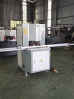 Sierra de Doble Inglete de Alta Precisión de 45 Grados con Protección Automática de Esquinas, Máquina de Corte Continuo para Perfiles de Aluminio