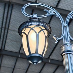 European Style Custom Parking Modern Solar Classic 24W Garden <strong>Street</strong> Lighting Standing Steel Pole <strong>Light</strong> - Product Image 4