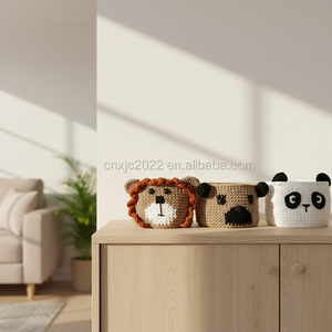 <span class=keywords><strong>Panier</strong></span> de rangement <span class=keywords><strong>pour</strong></span> animaux tricoté à la main, mignon et moderne, écologique, multifonctionnel <span class=keywords><strong>pour</strong></span> le salon, boîte de rangement <span class=keywords><strong>pour</strong></span> jouets - Product Image 2