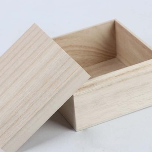 Scatola di <span class=keywords><strong>Legno</strong></span> di Paulownia Quadrata con Coperchio, Dimensioni Personalizzabili, <span class=keywords><strong>per</strong></span> Gioielli e Confezioni <span class=keywords><strong>Regalo</strong></span> - Product Image 5
