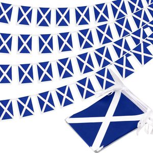 Pequeños Banderines con la Bandera de Escocia para la Inauguración, Eventos Deportivos Nacionales, Decoración de Fiestas y Festivales - Product Image 1