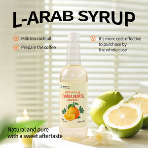 Jarabe de café líquido con sabor a pomelo blanco de grado profesional para hielo raspado envasado en botella - Product Image 3