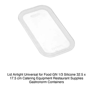 Couvercle hermétique universel GN 1/3 32,5 × 17,5 cm en silicone pour aliments - Product Image 2