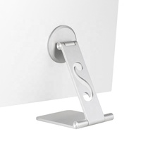 Support iPad SIBOLAN élégant en aluminium avec connexion magnétique, inclinaison à angle complet et rotation à 180 degrés pour utilisation en mode paysage/portrait