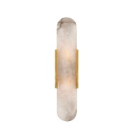 Lampe murale moderne Hui Xin en marbre naturel, corps en fer, douille E26, commande tactile, pour salon, design transfrontalier