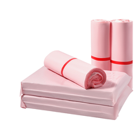 Niedliche rosa umwelt freundliche Poly Mailer Benutzer definiertes Logo 24x28 & 24x32 Große Größen Langlebige Plastik Mailer Tasche für Kleidung Verpackung Mailing