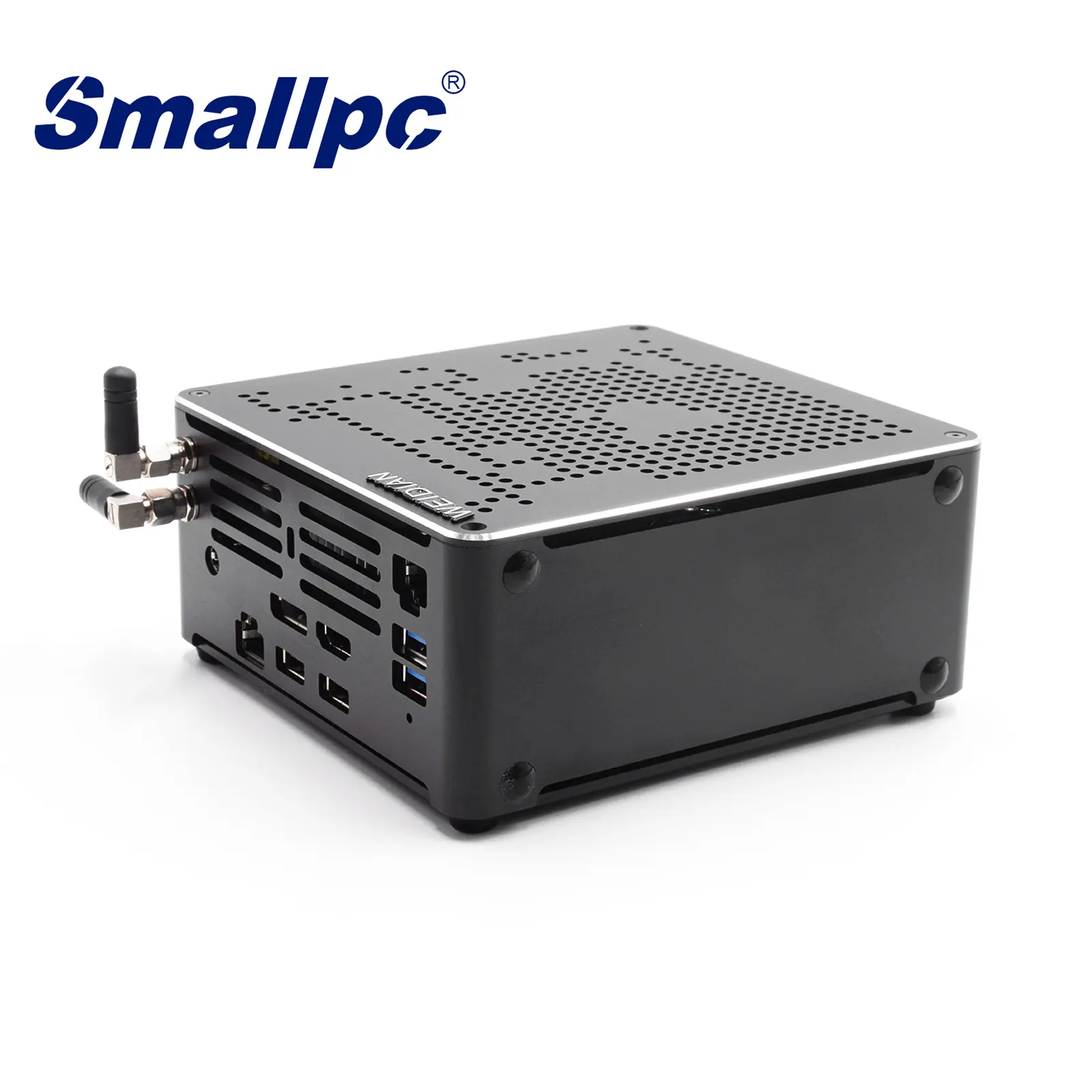 Komputer Mini Smallpc, Produk Kustom Core I7 10th 6 Core 7USB 2Lan 4K 64GB