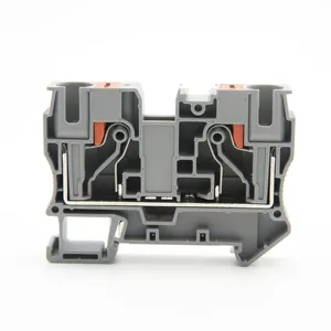 RPV10 Top Contact Push-in Technology Spring Cage Din Rail Terminal Block Top Insert Terminal with Ferrule