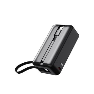 WT-019S Power Bank 3-in-1 per Ricarica Multi-Dispositivo con Cavi Integrati e Caricatore Wireless Pieghevole - Product Image 3