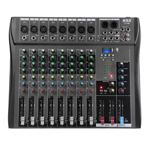 Professional best audio mixer console USB 8-channel