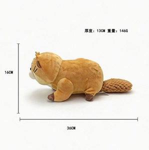 2026 Hoppers King George Plush Beaver Transformation Plan Figurine en peluche avec rembourrage en coton PP et matériau plastique - Product Image 6