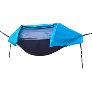 Tente de camping légère pour 1-2 personnes avec moustiquaire en tissu durable, <span class=keywords><strong>lit</strong></span> de randonnée avec sangle d'arbre - Product Image 3