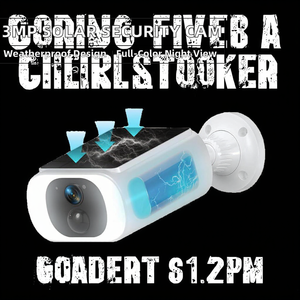 Caméra de sécurité solaire <span class=keywords><strong>ANRAN</strong></span> 3MP CMOS, caméra bullet, domicile, <span class=keywords><strong>WiFi</strong></span> 2,4 GHz, conversation bidirectionnelle, vision nocturne couleur, détection de mouvement, IP65 - Product Image 2