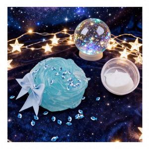 ชุดของเล่น DIY น่ารัก ปลอดสารพิษ สไลม์บีบเล่นสีสันสดใส ของเล่นเสริมสร้างความคิดสร้างสรรค์ สั่งซื้อจำนวนมากได้ ดินน้ำมันสำหรับเด็ก สำหรับกิจกรรมเวิร์คช็อป - Product Image 2