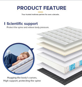 Colchón Ortopédico de Muelles Ensacados de Tamaño King Size, Precio Económico <span class=keywords><strong>2026</strong></span>, Colchón Comprimido para Dormitorio de Hotel - Product Image 6